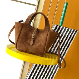 YSL LE 5 ¨¤ 7 BABY BEA in suede 18x15x13cm